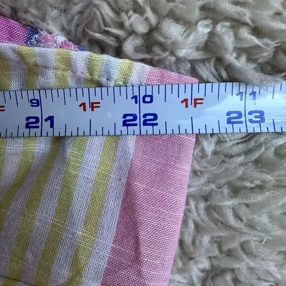 Lane Bryant Crop Drawstring Tank Rebecca Stripe Multicolor Size 20 (XXL) Plus - Picture 10 of 13